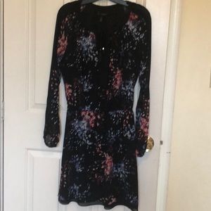 Long sleeve black dress